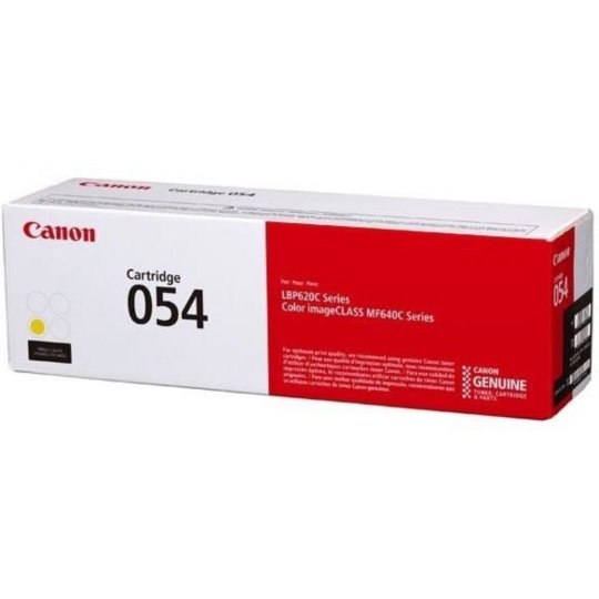 

Картридж лазерный Canon 054Y 3021C002 желтый (1200стр.) для MF645Cx/MF643Cdw/MF641Cw/LBP623Cdw/621Cw