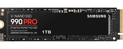 SSD накопитель Samsung M.2 990 PRO 1000 Гб PCIe 4.0 TLC (MZ-V9P1T0BW)
