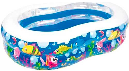 Бассейн надувной SunClub Рыбки, 175х109х46 см (10118)
