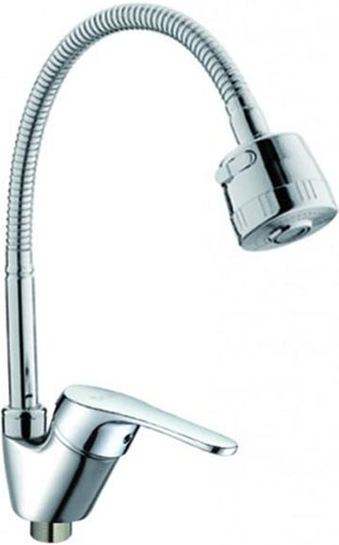 Изображение товара Смеситель для кухни с гибким изливом D-Lin хром D150309-T