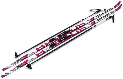 

Лыжи беговые STC NNN (Rottefella) - 195 WAX XT Lady, Розовый