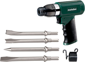 

Молоток пневматический Metabo, DMH 30 Set 3000/м 4зубила 10мм кейс 604115500