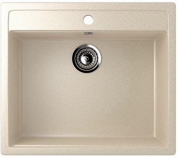 Изображение товара Кухонная мойка Ulgran U-104 бежевый искусственный мрамор врезная