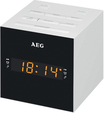 

Будильник AEG, MRC 4150 weiss