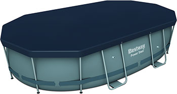 Тент для овальных каркасных бассейнов BestWay 427 х 250 х 100 ПВХ 58425 BW 2390₽