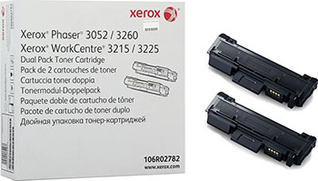 

Набор картриджей Xerox, 106 R 02782 Чёрный