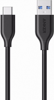 

Кабель ANKER, Powerline USB-C to USB-A 3.0 1.8 м. черный