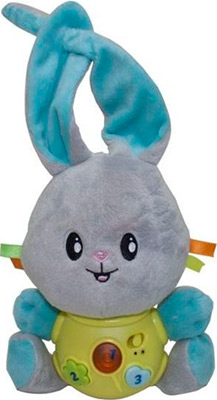 

Мягкая игрушка 1 Toy, Kidz Delight Интерактивный зайка Т10504