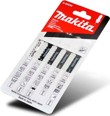

Набор пилок универсальные Makita, A-86898 5пред. (лобзики)