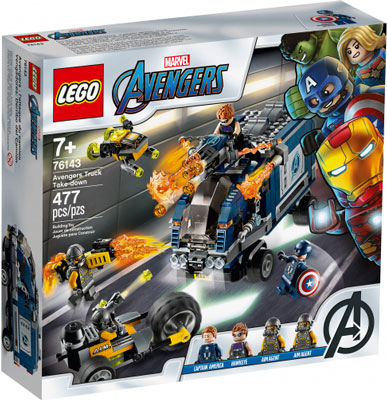 Конструктор Lego Super Heroes Мстители: Нападение на грузовик 76143 lego super heroes 76104 бой халкбастера