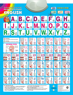 Электронный звуковой плакат Знаток ''English'' 70110 фото