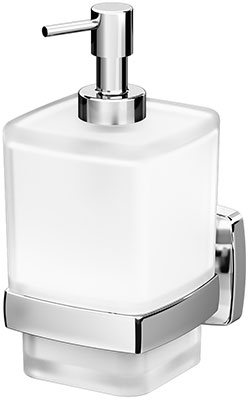 Стеклянный диспенсер AM.PM Gem A9036900 для жидкого мыла с настенным держателем