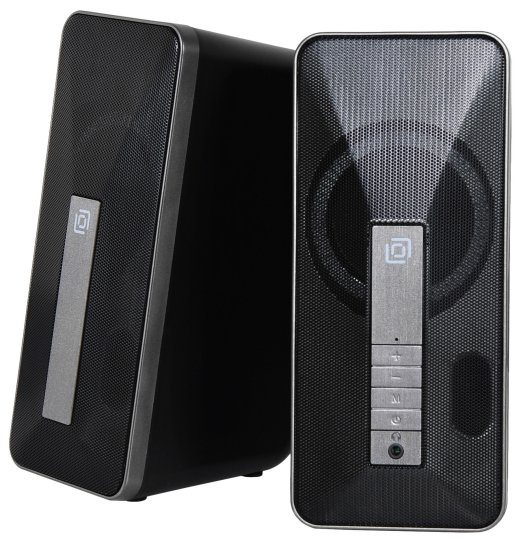

Колонки портативные Oklick OK-130, 2.0, черный, 20 Вт