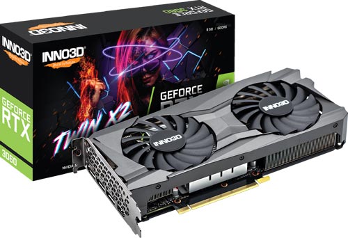 фото Видеокарта inno3d geforce rtx 3060 twin x2 oc 8gb (n30602-08d6x-11902130)