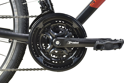 Велосипед Stark 24 Terros 283 V черный матовый металликоранжевый черный 18 HQ-0014212