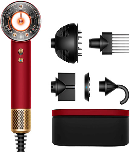 

Фен Dyson Nural HD16 в цвете Red Velvet/Gold, Красный