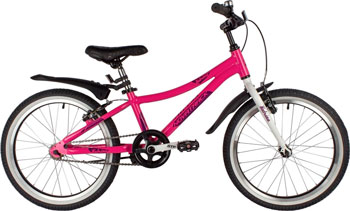 Велосипед Novatrack 20'' KATRINA алюм. розовый тормоз V-brake короткие крылья 207AKATRINA1V.PN22