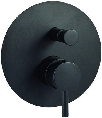 Изображение товара Смеситель для ванной комнаты Paffoni Light LIG015NO с внутренней частью черный