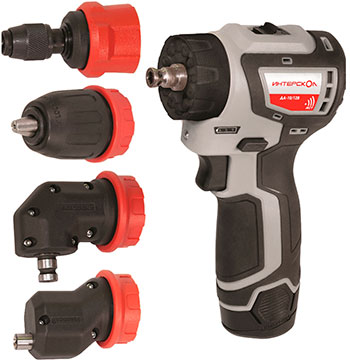 

Дрель-шуруповерт аккумуляторная Интерскол КомбиМАКС ДА-10/12В (687.2.2.78), сумка, 2 АКБ, 2 Ач