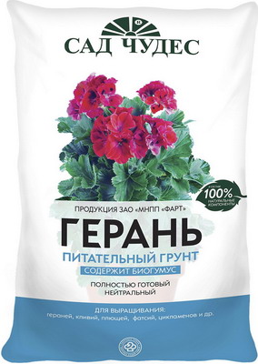 

Грунт ФАРТ, Сад чудес Герань 83011