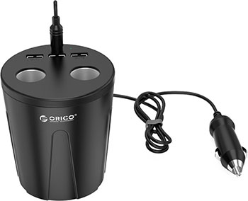 

Автомобильное зарядное устройство Orico, MP-3U2S (черный)