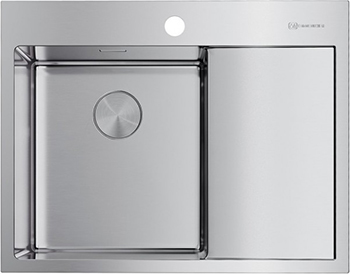 Изображение товара Кухонная мойка Omoikiri AKISAME 65-IN-L нержавеющая сталь, установка врезная