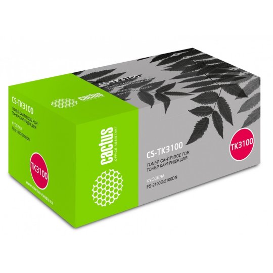 

Картридж лазерный Cactus CS-TK3100 TK-3100 черный (12500стр.) для Kyocera Ecosys FS-2100D/2100DN