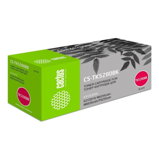 

Картридж лазерный Cactus CS-TK5280BK TK-5280BK черный (13000стр.) для Kyocera Ecosys P6235cdn/M6235cidn/M6635cidn