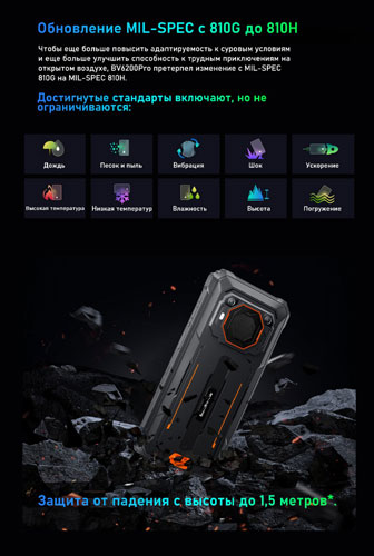 Смартфон Blackview BV6200 Pro 6128GB Orange