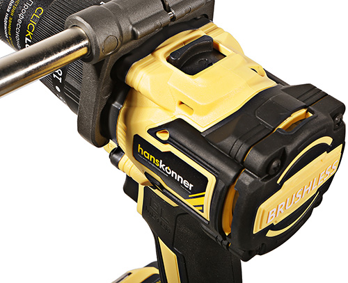 Аккумуляторный шуруповерт Hanskonner HCD20165PRO 1BatterySystem 18 В 165 Нм 2040 Ач SAMSUNG 13мм кейс HS