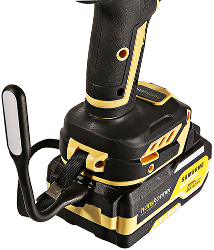 Аккумуляторный шуруповерт Hanskonner HCD20165PRO 1BatterySystem 18 В 165 Нм 2040 Ач SAMSUNG 13мм кейс HS