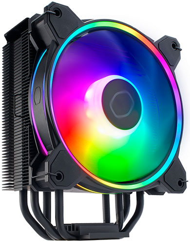 фото Кулер для процессора cooler master hyper 212 halo black (lga1700 support) rr-s4kk-20pa-r1