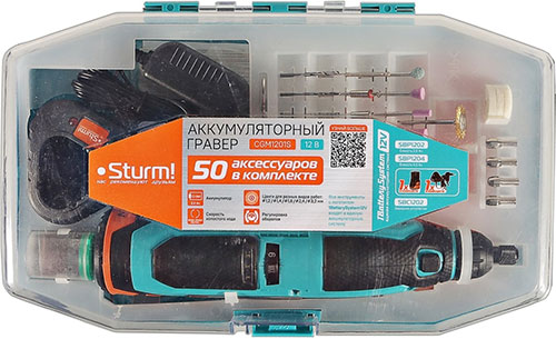 Гравер аккумуляторный Sturm CGM1201S 12 В 1BatterySystem