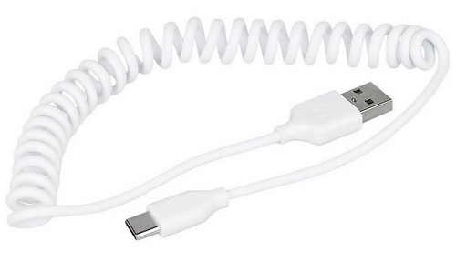 фото Кабель tfn usb - type-c, витой, 1 м, белый (tfntfn-cusbtwstdwh)