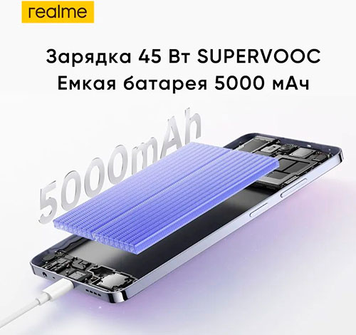 Смартфон Realme 12 5G RMX3999 256Gb 8Gb зеленый