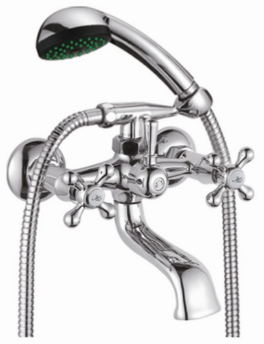 Изображение товара Смеситель для ванной комнаты D-Lin D130810 хром 15 см фиксированный традиционный