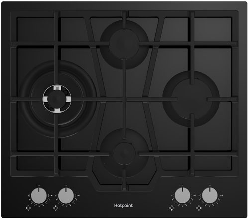 

Газовая варочная панель Hotpoint HGS 62FD/BK, Черный