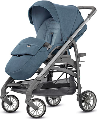 

Коляска Inglesina, Trilogy System Duo 2 в 1 на шасси Trilogy City Slate (AA 34 K6ARB AE 38 K 6100) цвет ARTIC BLUE KA