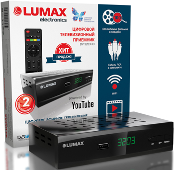 

Цифровой телевизионный ресивер Lumax