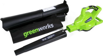 

Воздуходувка-пылесос Greenworks, GD 40 BVK3 (24227 UE)