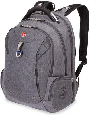 

Рюкзак Wenger, 15'' серый ткань Grey Heather/полиэстер 900D PU 32х24х46 34 л 5902403416