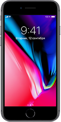 

Смартфон Apple, iPhone 8 64 ГБ серый космос (MQ6G2RU/A)