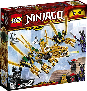 

Конструктор Lego, Золотой Дракон 70666 Ninjago Legacy