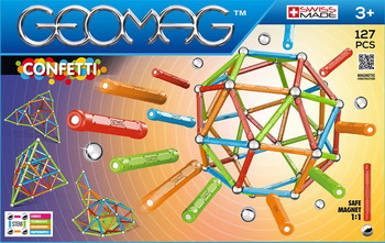 

Конструктор Geomag, CONFETTI 127 дет. 354