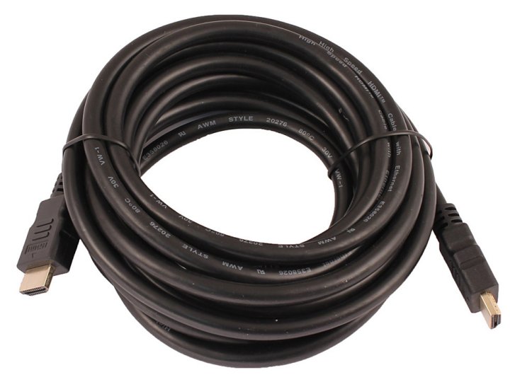 

Кабель аудио-видео Noname LAZSO WH-111 HDMI (m)/HDMI (m) 5м. позолоч.конт. черный (WH-111(5M))