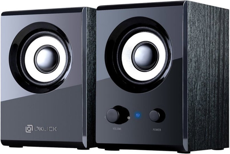 

Колонки Oklick OK-160, 2.0, черный, 6 Вт