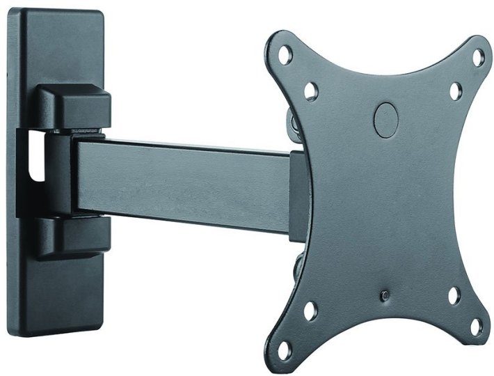 

Кронштейн для телевизора Ultramounts UM874 черный 13"-27" макс.20кг настенный поворот и наклон