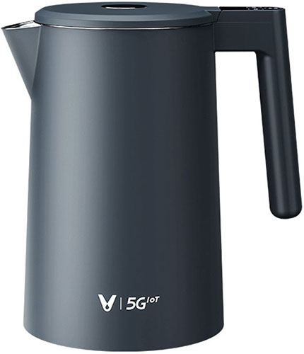 фото Чайник электрический viomi double-layer kettle black (v-mk171a)