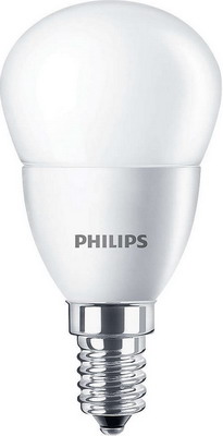 

Лампа Philips, CorePro lustre ND 5.5-40 W E 14 840 P 45 FR