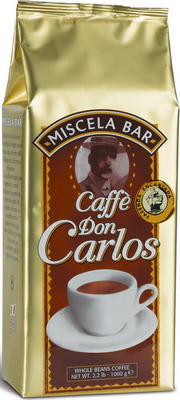 Кофе зерновой Carraro Don Carlos 1кг
